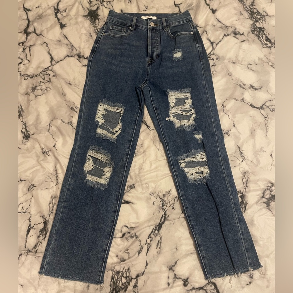 PacSun high waisted straight leg jeans